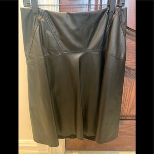 Brand new with tags, BCBG faux leather skirt!